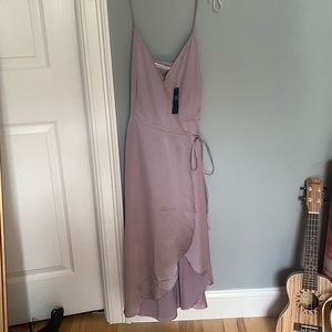 Midi length lilac dress from Abercrombie.